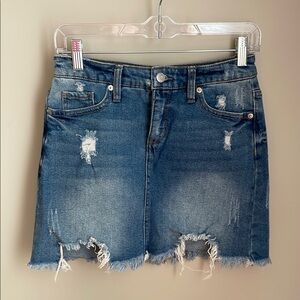 Wild Fable Distressed Denim Skirt